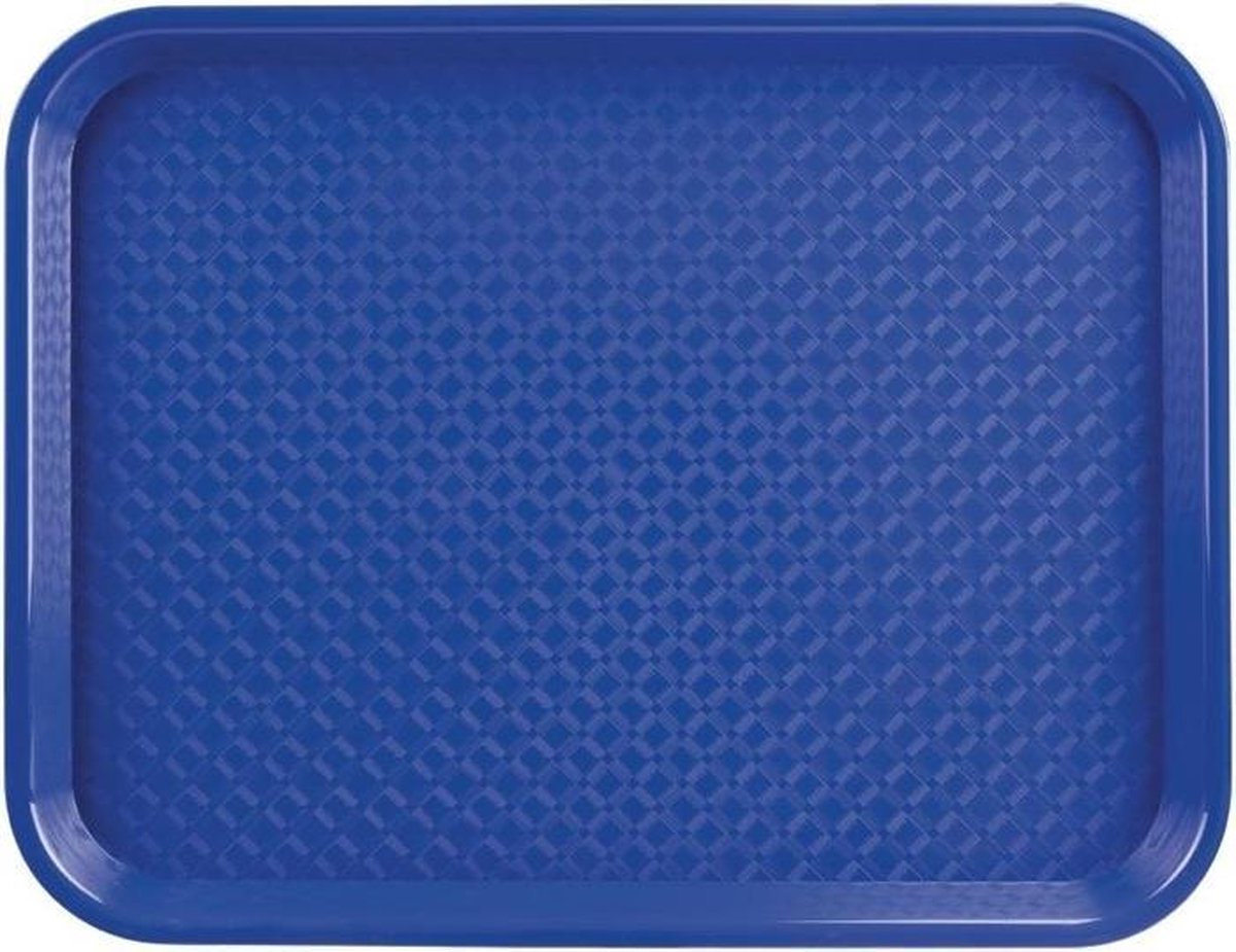 Kristallon dienblad blauw 34.5x26.5cm