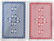 2 x 56 Luxe Speelkaarten - Spelkaarten - Poker Kaarten - 2 STUKS - Rood & Blauw