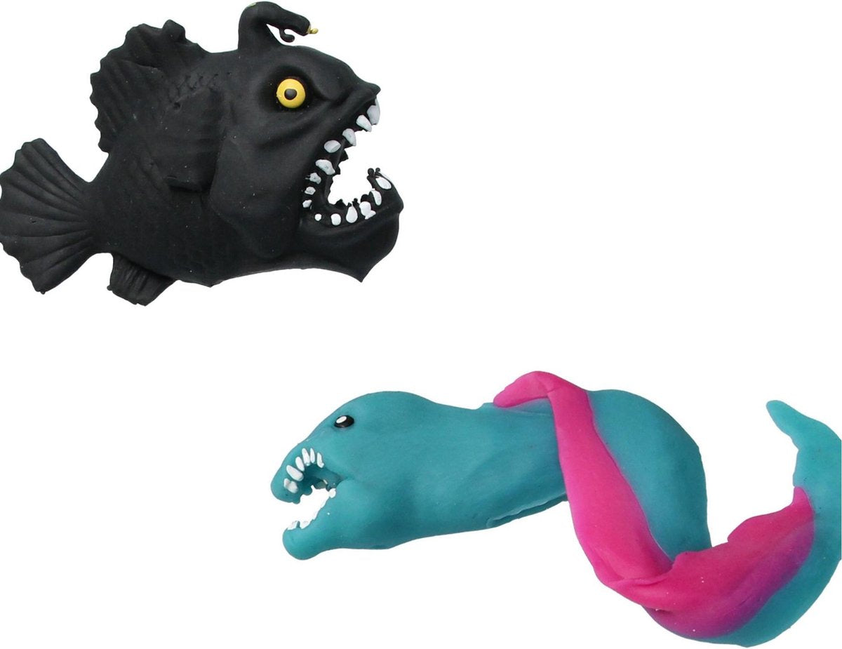 Banzaa Fidget Zeemonster ‒ Anti stress Knijp Speelgoed ‒ ZeeBlauw