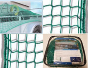 Aanhanger maasnet PROFI - Incl. opbergtas - 2.50 m x 3.50 m - groen - 3.0 mm Draaddikte