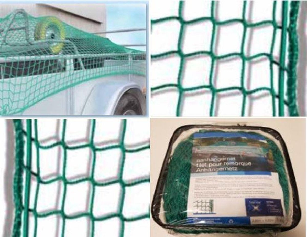 Aanhanger maasnet PROFI - Incl. opbergtas - 2.50 m x 3.50 m - groen - 3.0 mm Draaddikte