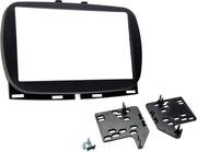 2-DIN frame ECO Fiat 500 2017 -> zwart