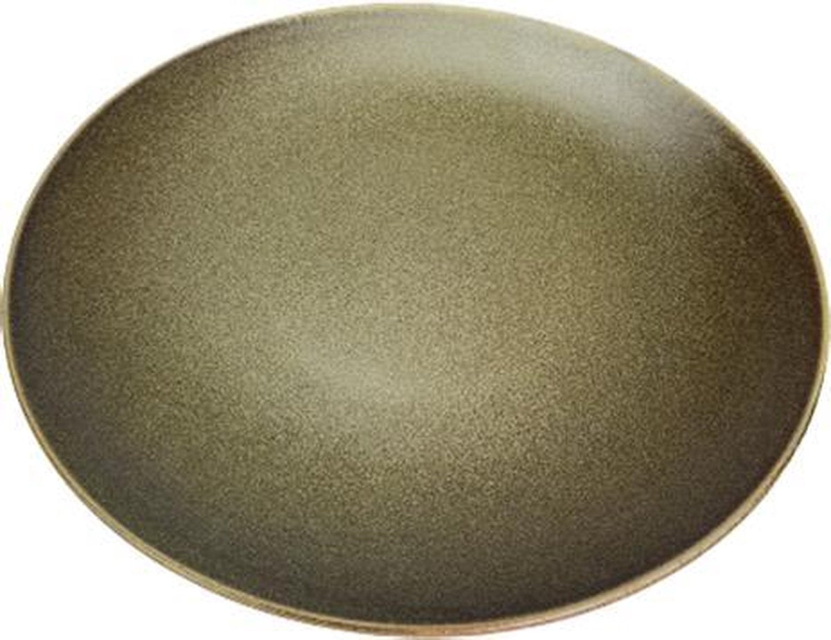 Palmer borden ALLON - Donkergroen - Ø 22 cm - Set van 4