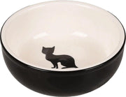 Eetpot kat Nala rond - keramisch - set van 3 stuks