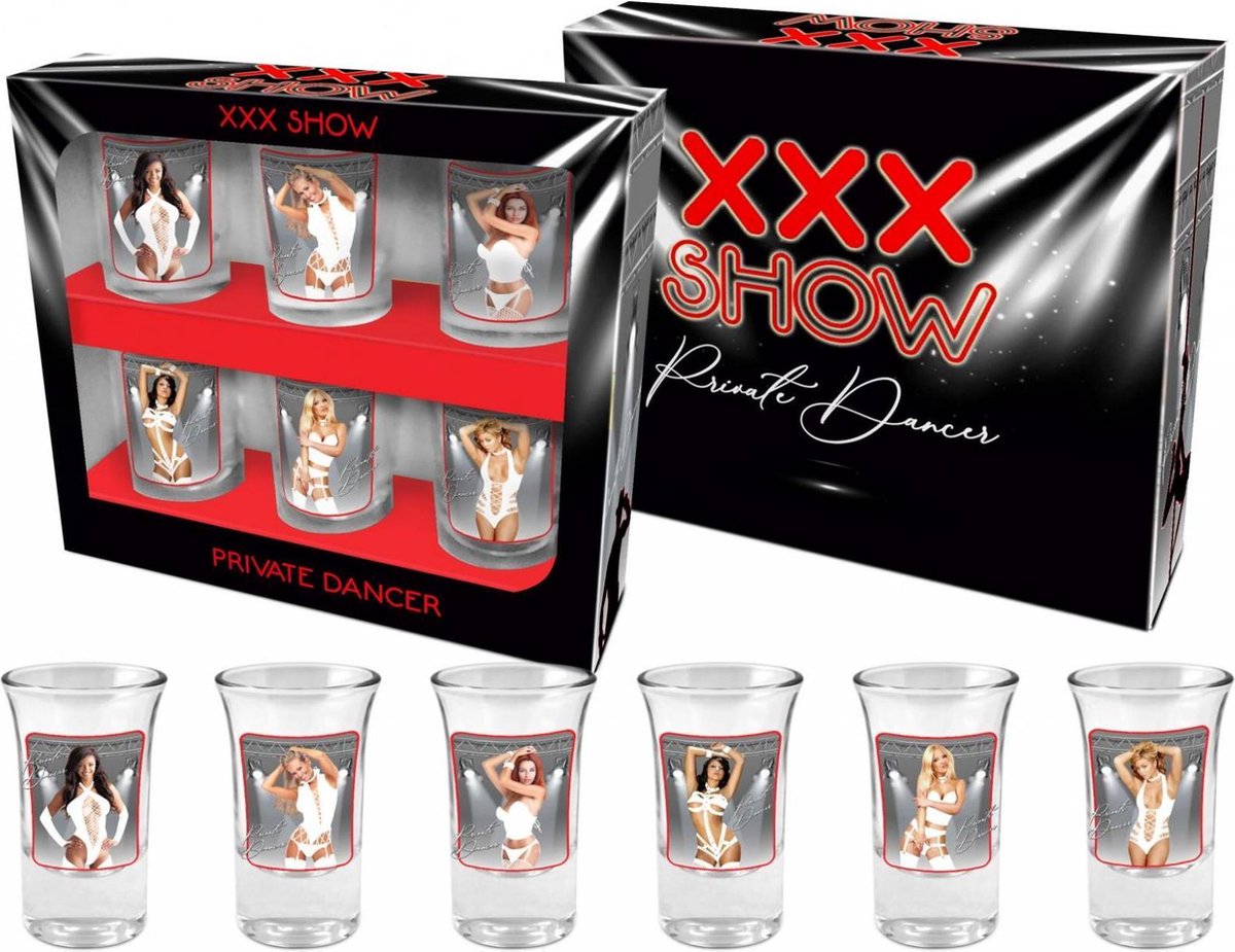 Shot glasses naughty ladies