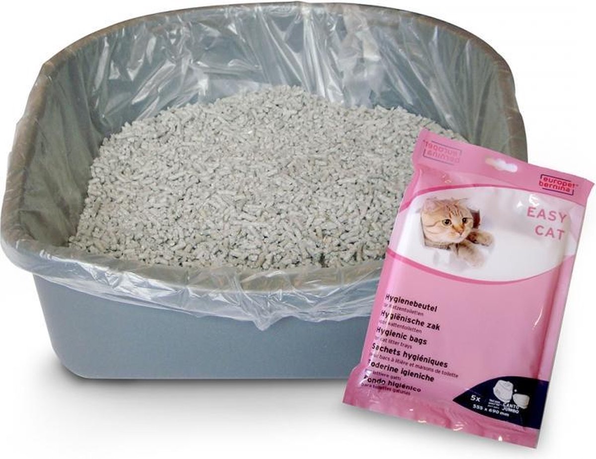 Ebi Easycat jumbo kattenbakzakken 5ST - 55