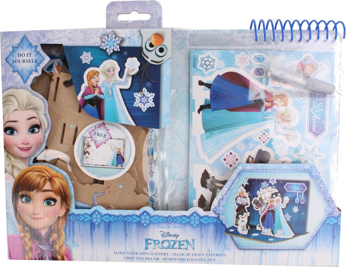 Slammer Maak Je Eigen Decor Disney Frozen Hout 11-delig