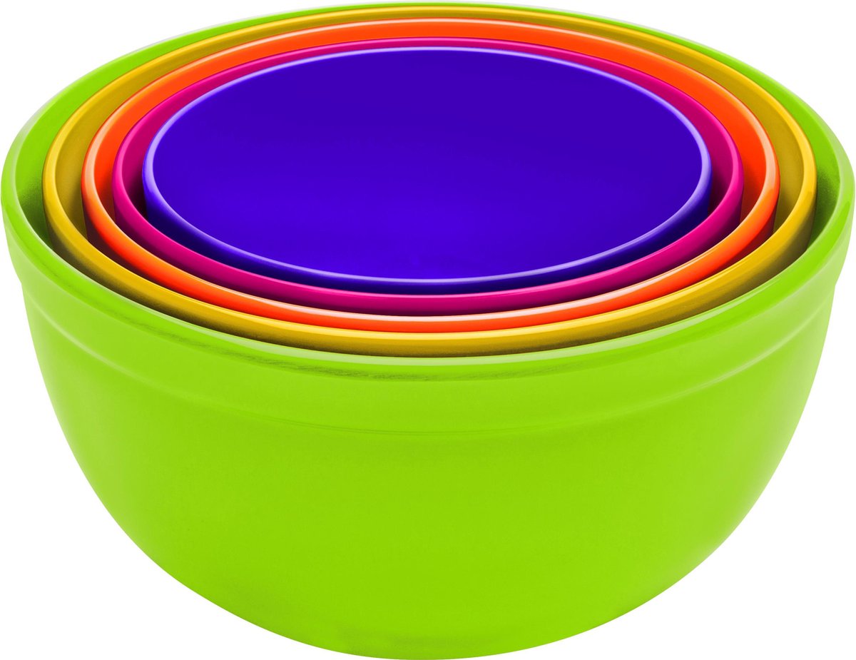 Zak!Designs Bistro Schalenset - Outside green - Set van 5 stuks