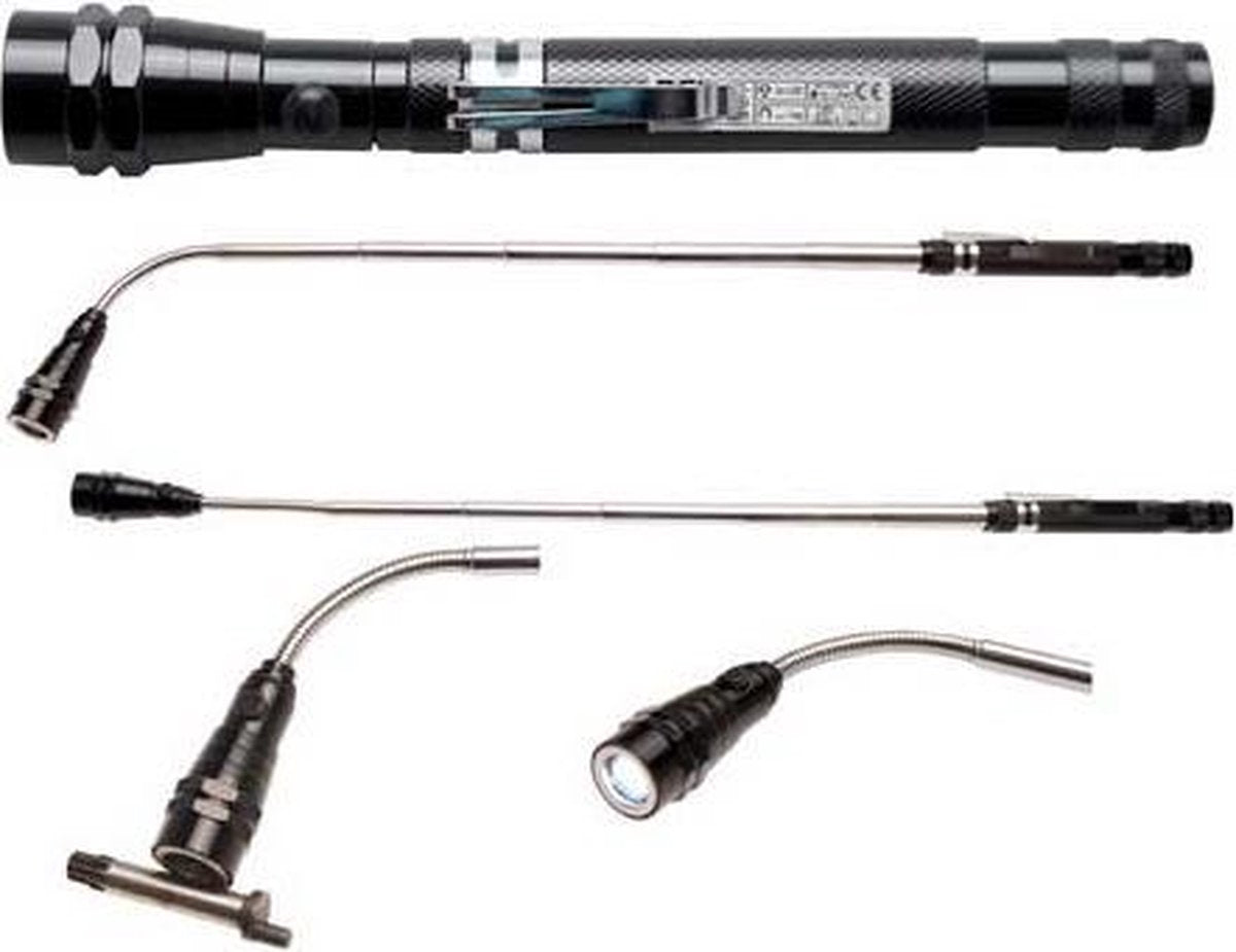 2 in 1 led zaklamp werklamp met magneet BGS 9303