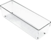 Ladebakjes transparant 8 cm hoog iDesign - Linus