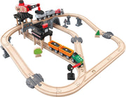 Hape Treinset Mijnwerkers 64-delig