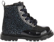 Pinocchio Meisjes Veterboots P1869 - Blauw - Maat 27
