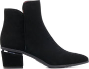 Lilian Dames Enkellaarsjes -  11563 - Zwart - Maat 35