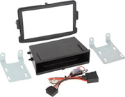 2-DIN Paneel Inbay® Dacia - Opel - Renault Kleur: Zwart