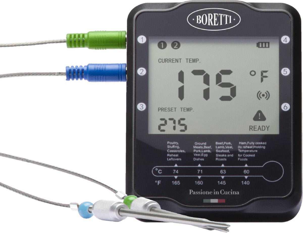 BBQ Thermometer met 2 sondes