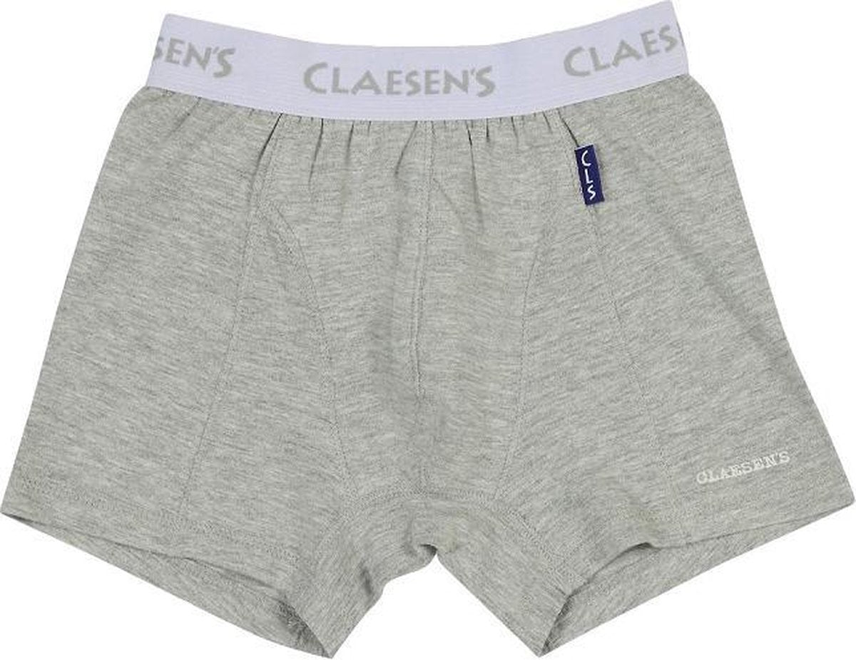 Claesen's Jongens Boxershort - Grey Melee - Maat 92-98