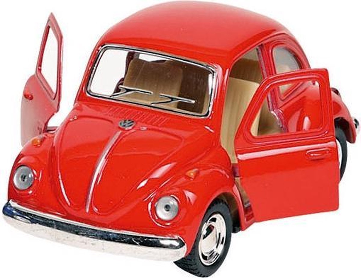 Goki Metalen volkswagen klassieke kever 1967: rood