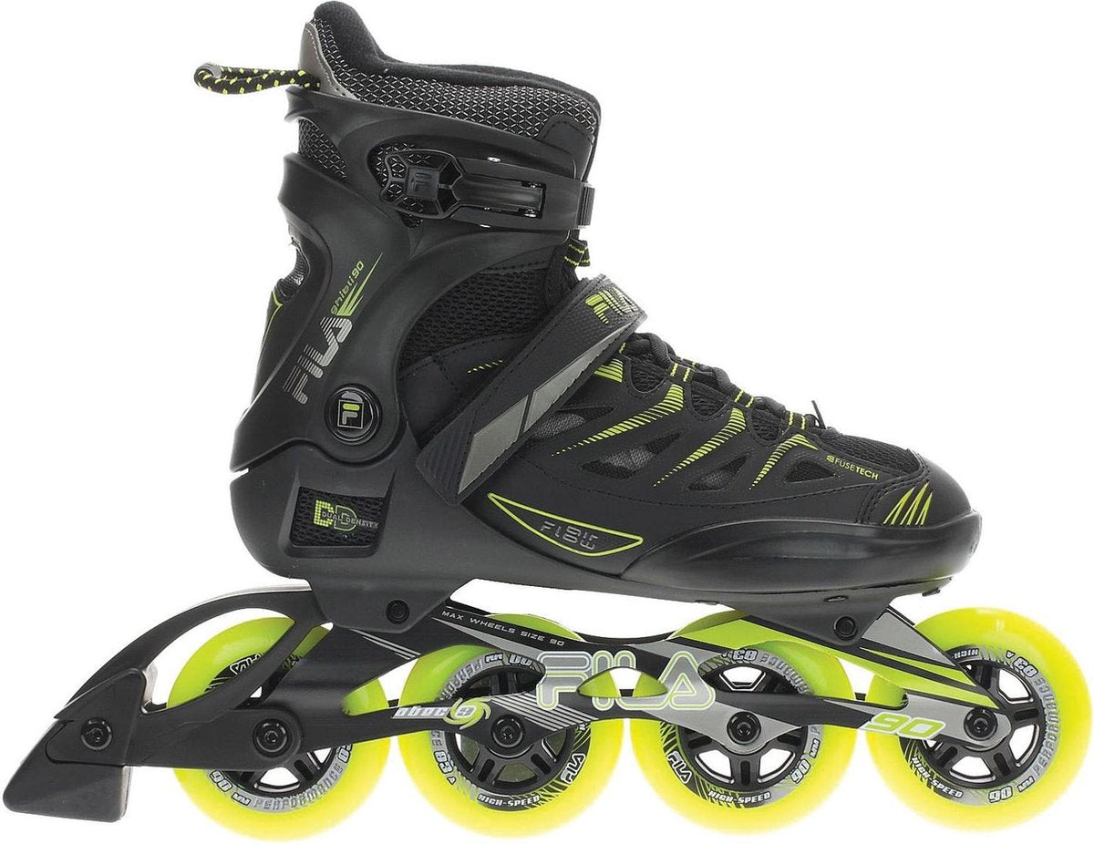 Fila Ghibli 90 Inlineskates - Maat 40 - Unisex - Zwart - Geel