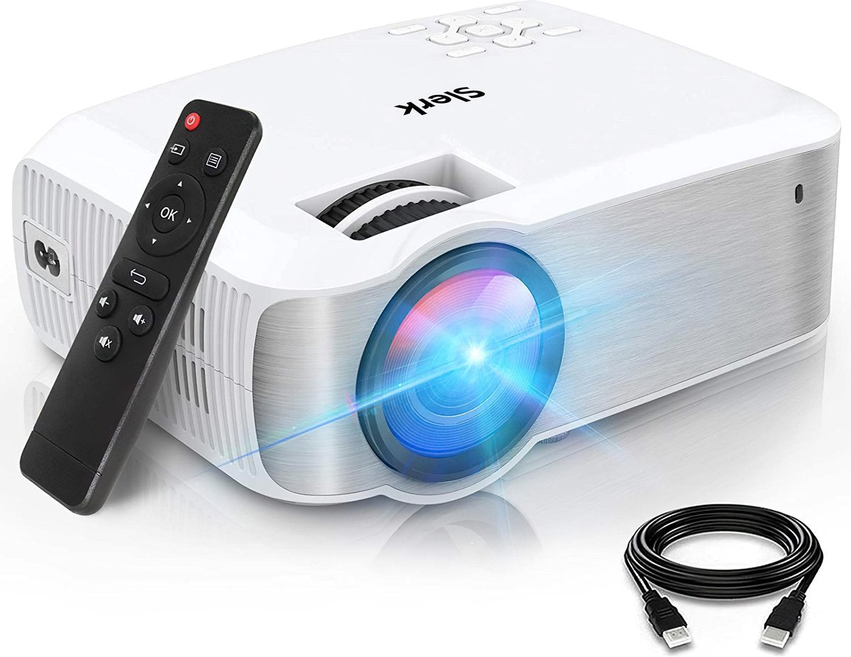 Topvision - Beamer - Projector- 6000 Lumen - LED - Mini beamer - Full HD - 1080p - Thuis Bioscoop