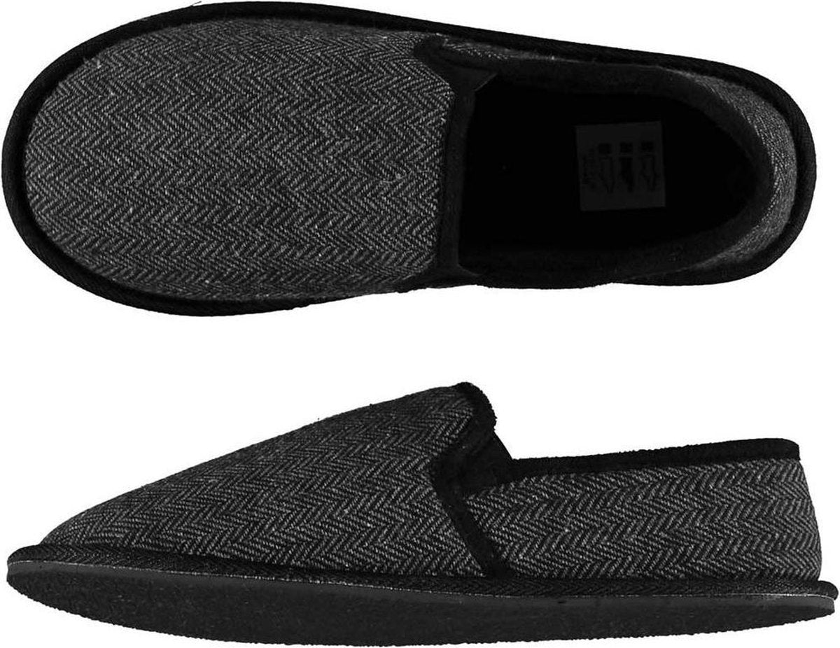 Apollo Sloffen Heren Elastomeer/textiel Grijs Maat 43-44