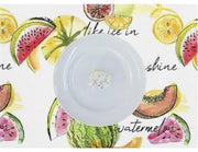 Placemat set van twee meloen - 100% katoen