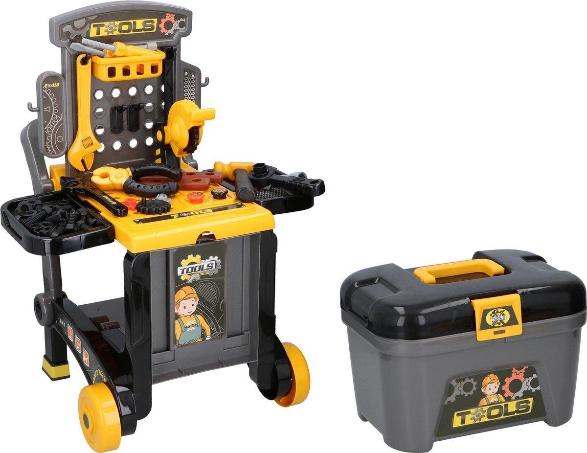 Speelset constructie - 3-in-1: trolley