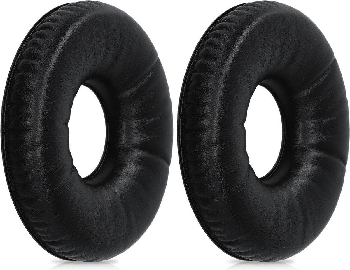 kwmobile 2x oorkussens voor AKG K121 /K121S /K141/ K142 MK II HD koptelefoons - imitatieleer - voor over-ear-koptelefoon - zwart