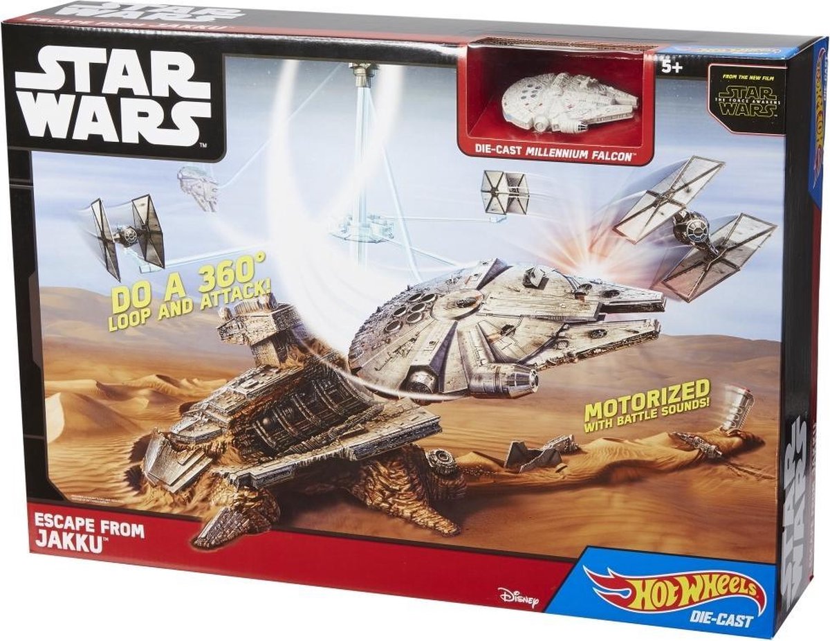 star wars ontsnapping van Jakku Hot Wheels speelset