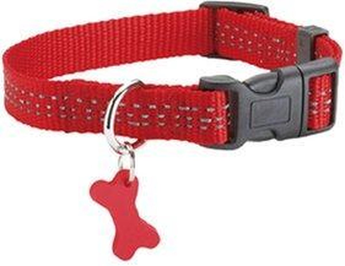 Bobby Halsband Reflectie Safe XL Rood