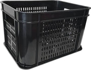 Lynx Fietskrat Kunststof 30 Liter  Zwart