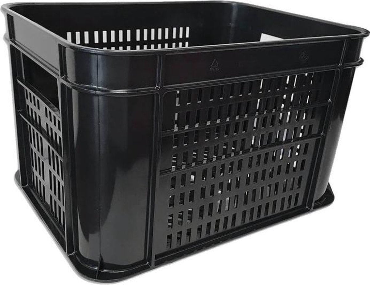 Lynx Fietskrat Kunststof 30 Liter  Zwart