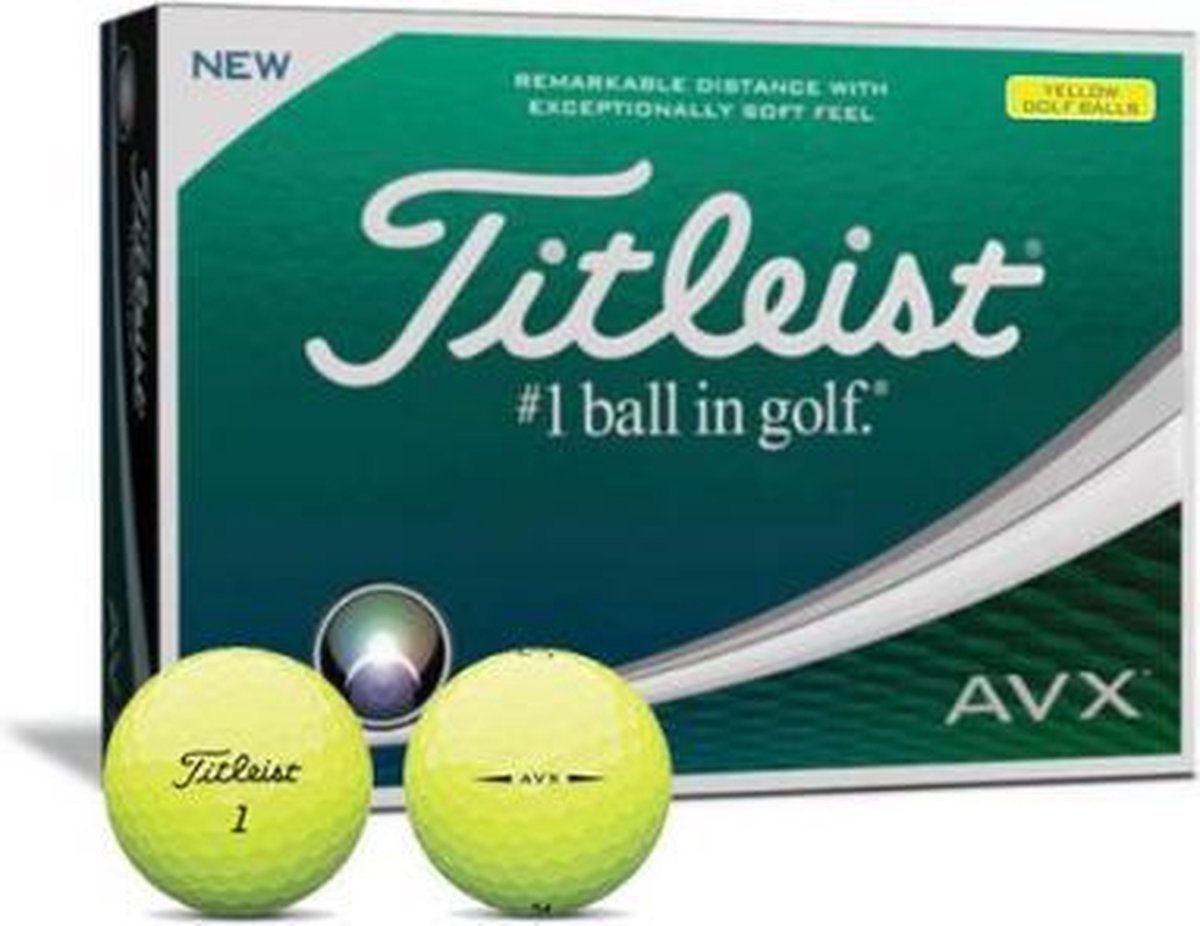 TITLEIST AVX 12-PACK Yellow
