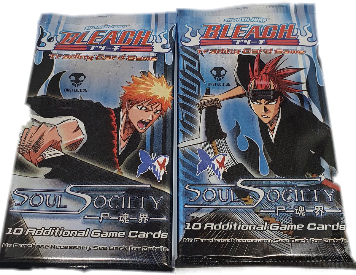 Bleach Anime Trading Card Score First Edition Soul Society Kaarten Booster Pack 1 Pakje