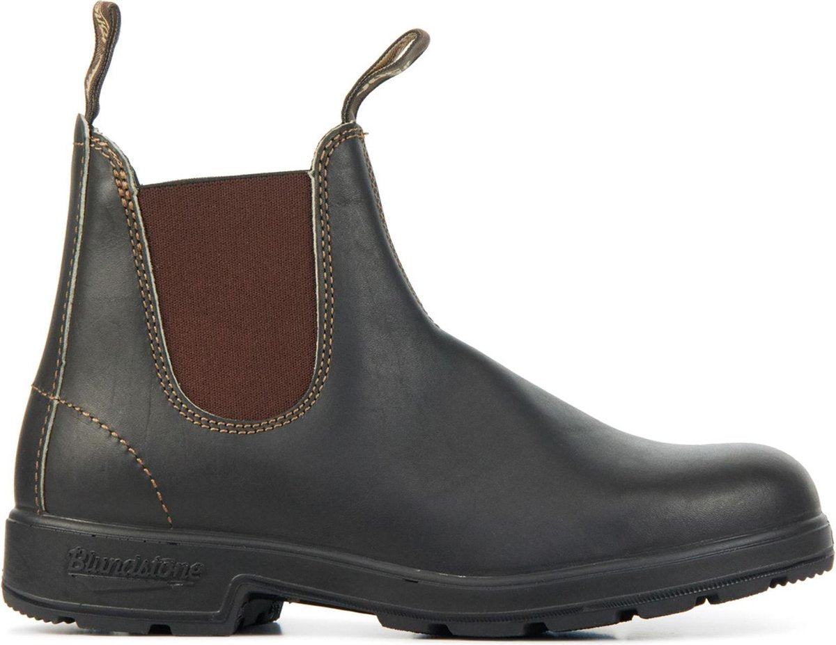 BLUNDSTONE Vrouwen Leer  Chelsea boots / Laarzen / Damesschoenen Original leder - Bruin - maat 41