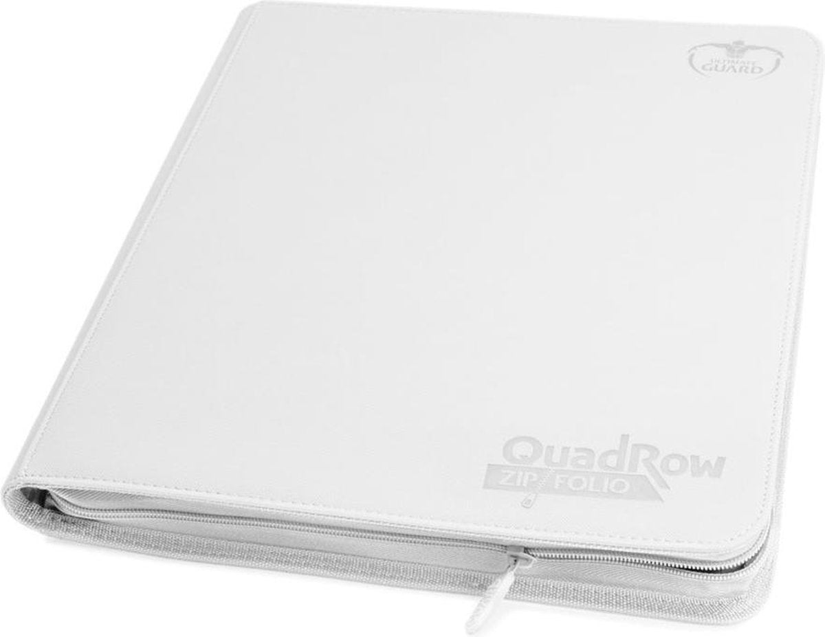 Ultimate Guard 12-Pocket QuadRow ZipFolio XenoSkin White