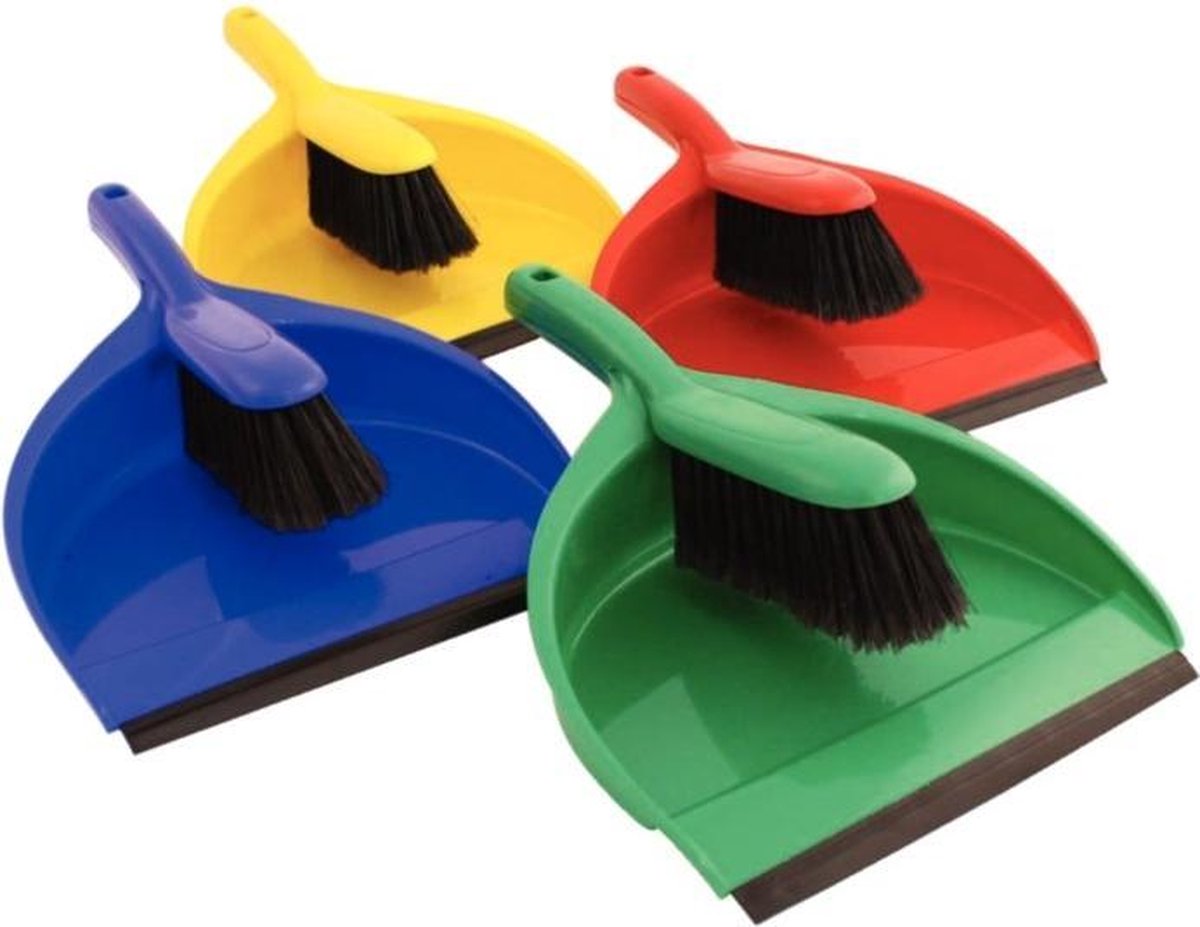 Set zachtharige handveger en blik