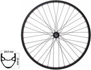 Hzb voorwiel 24 inch etrto 507 alu vaste as zwart