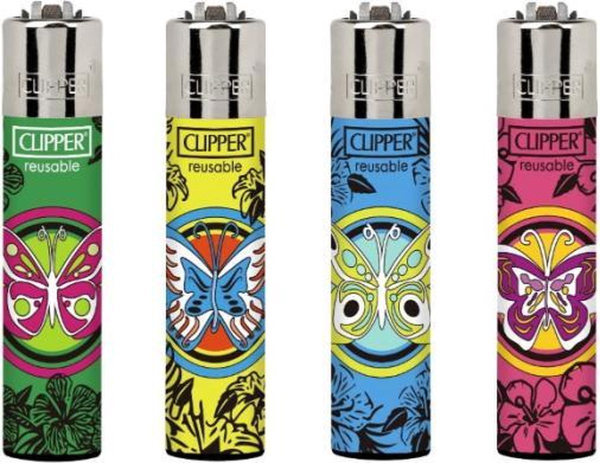 Clipper Aansteker - Butterflies