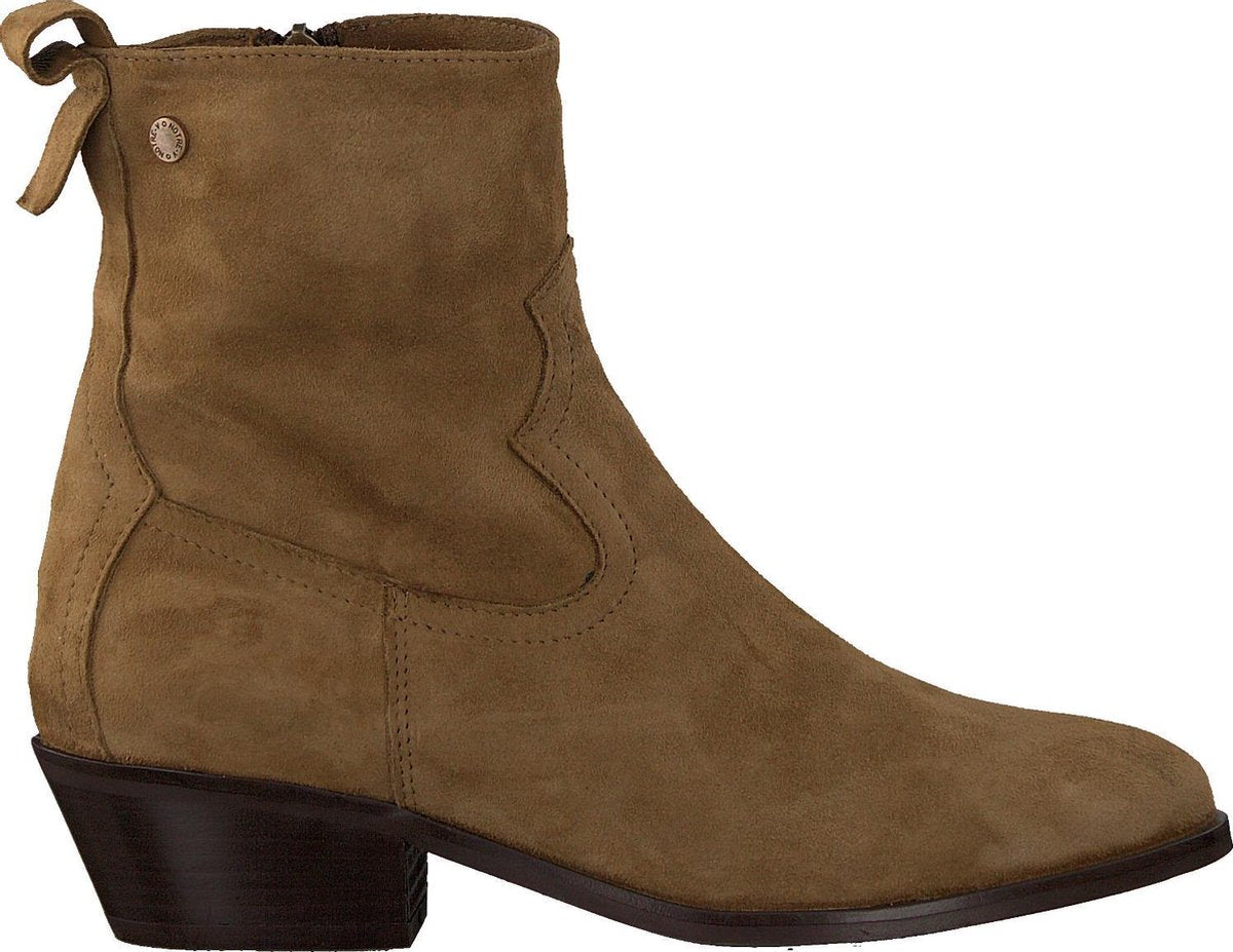 Notre-V 485 Enkellaarsjes - Enkelboots - Dames - Bruin - Maat 39