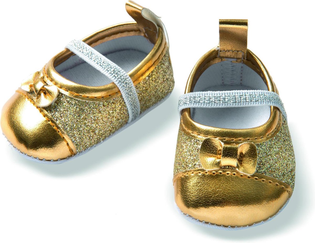 Heless Glitterballerina's Voor Een Pop Van 38-45 Cm Goud