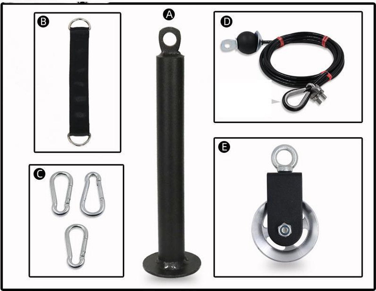 DIY Cable Pulley | Draagbare Cable Pulley | Portable Kabel Pulley