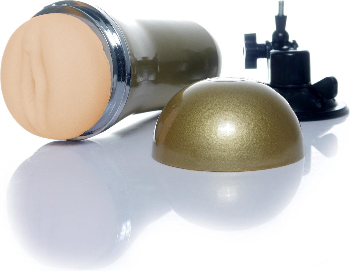Bossoftoys - Zware Masturbator met grote Vagina - VIbrerende Masturbator - Oplaadbaar - Click & play systeem - - 26-00074 - Masturbator vagina - 9 function - usb rechargeable - Heavy and big size - Wallmounted