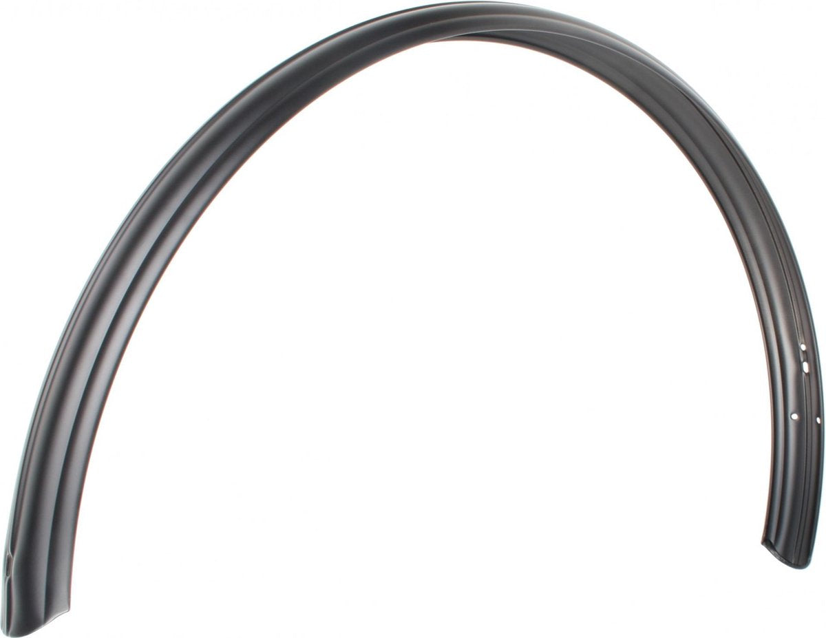 Achterspatbord 28 inch tour mat zwart - ZWART
