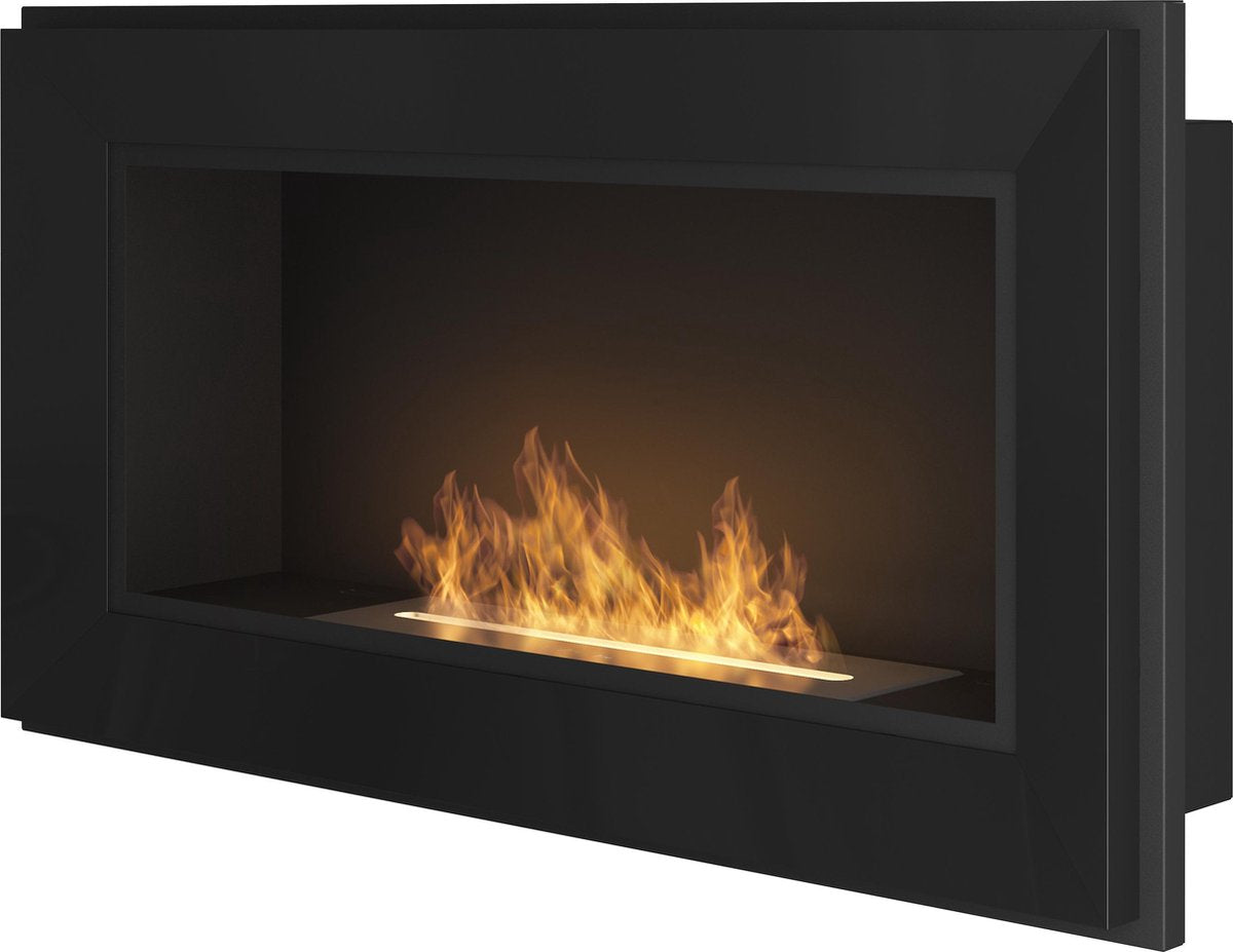 Infire - Sfeerhaard bio-ethanol Haard- Wandsfeerhaard Inzethaard 90 x 49 cm.