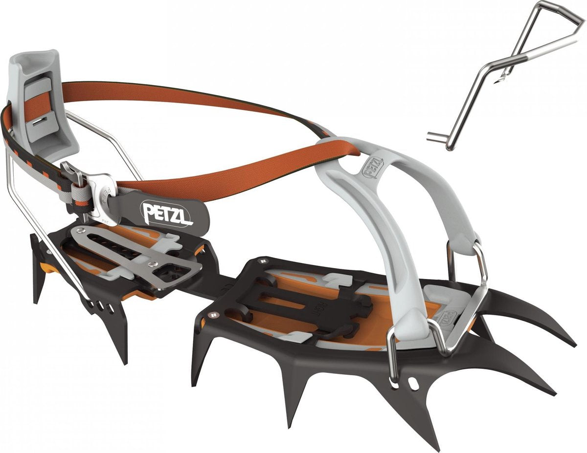 Petzl Vasak 12-punts stijgijzer voor klassiek alpinisme Leverlock Universel