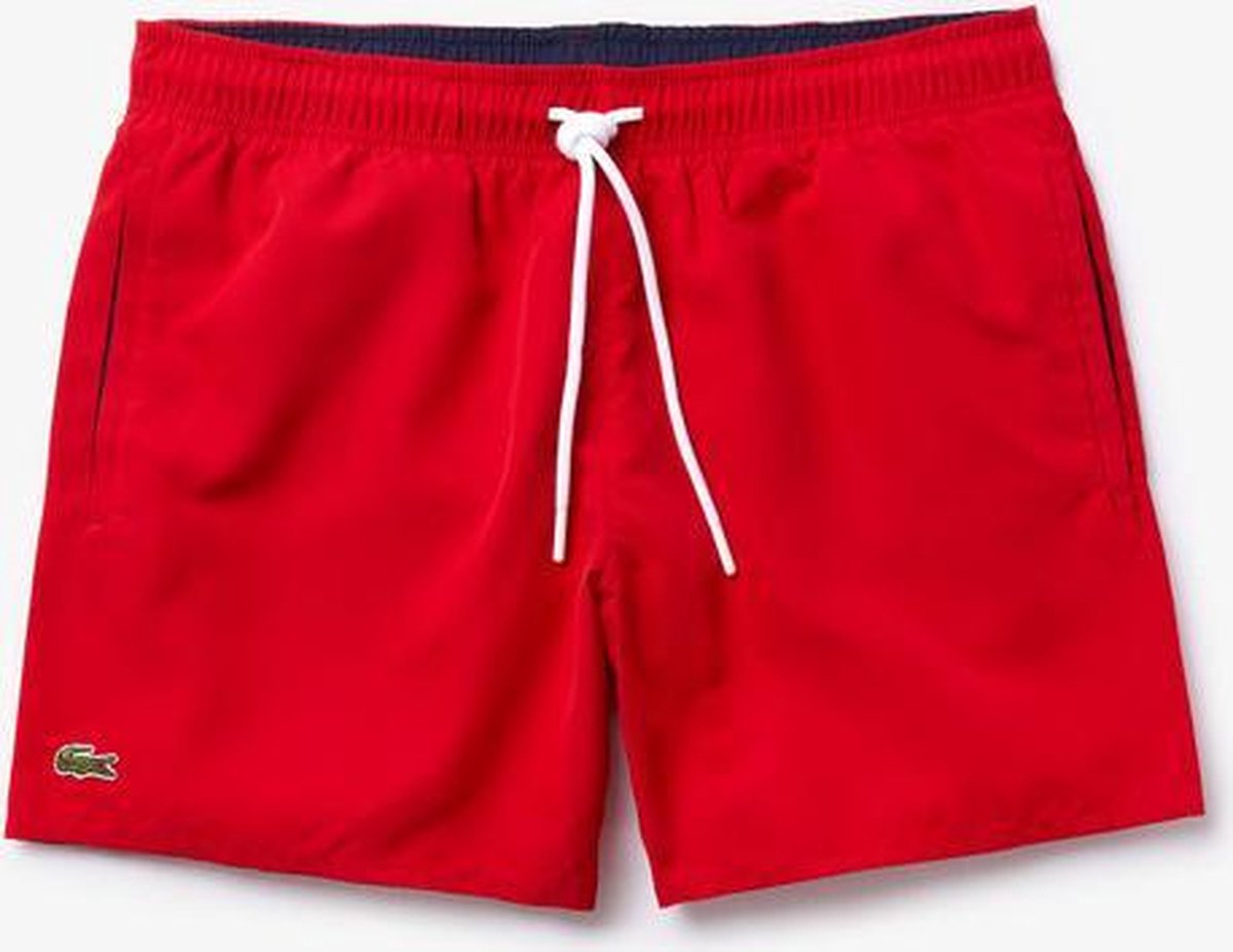 Lacoste Zwembroek Heren - rood - maat S