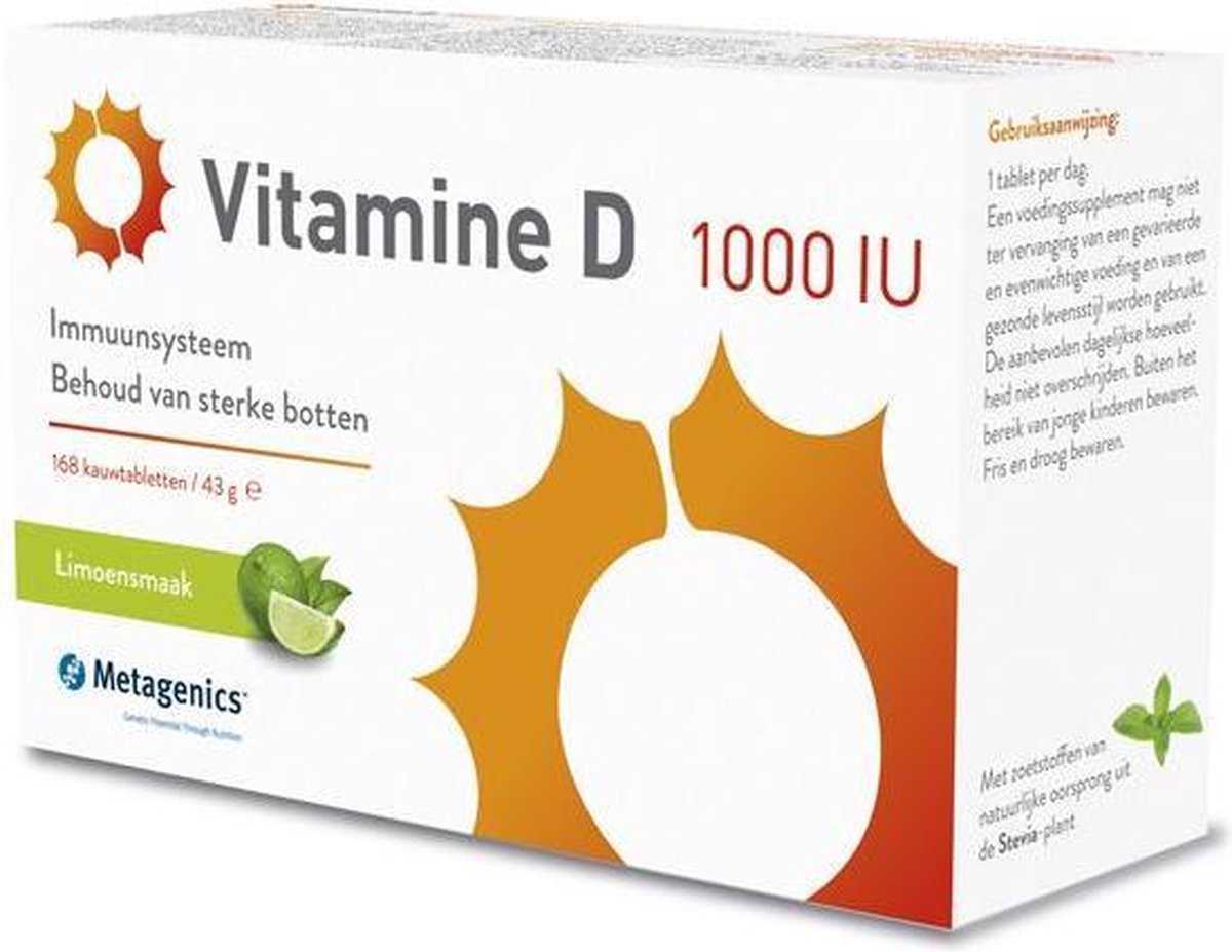 Vitamine d3 1000 168 st
