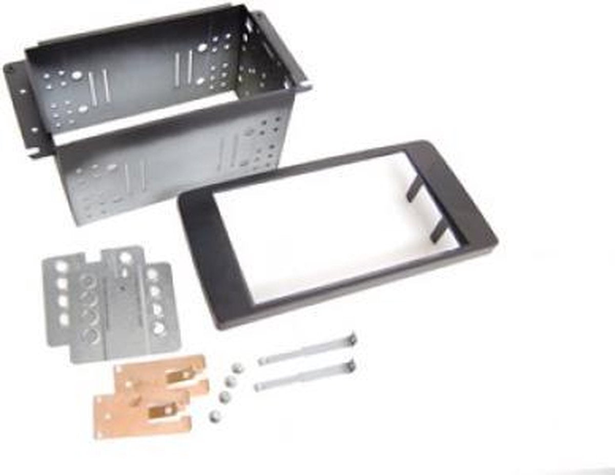 2-DIN frame MAN TGX 07> zwart