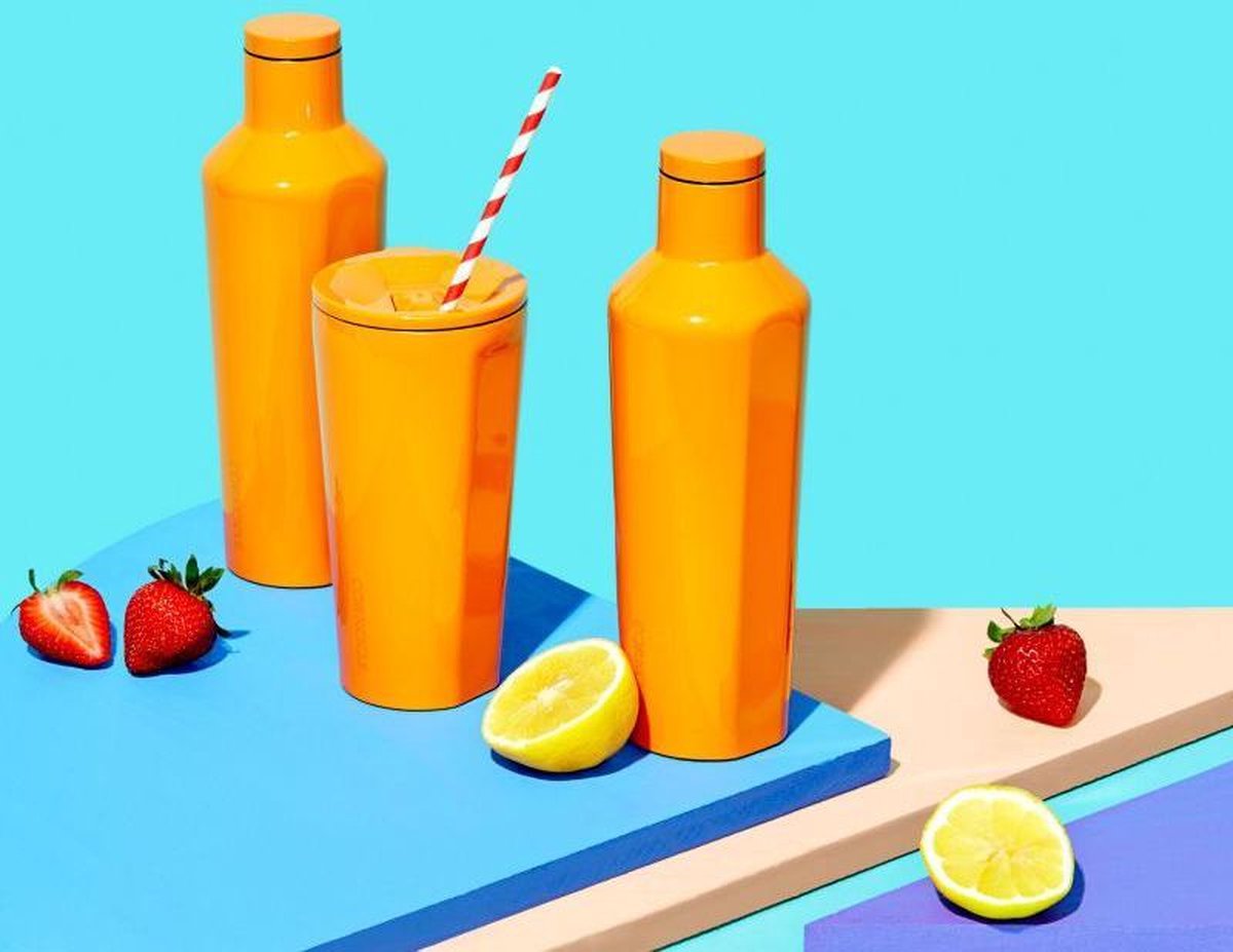 Corkcicle Tumbler / Coffee Lid 475ml - Clementine