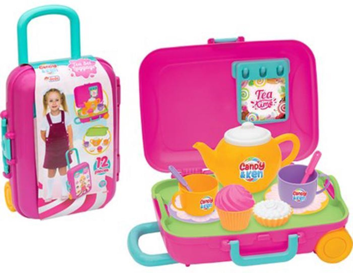 Dede Candy&Ken 15 delige keuken set trolley